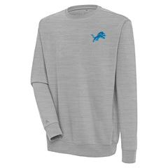 Detroit Lions Antigua Victory Pullover Sweatshirt - Heather Gray Pullover