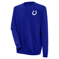 Indianapolis Colts Antigua Victory Pullover Sweatshirt - Royal Pullover