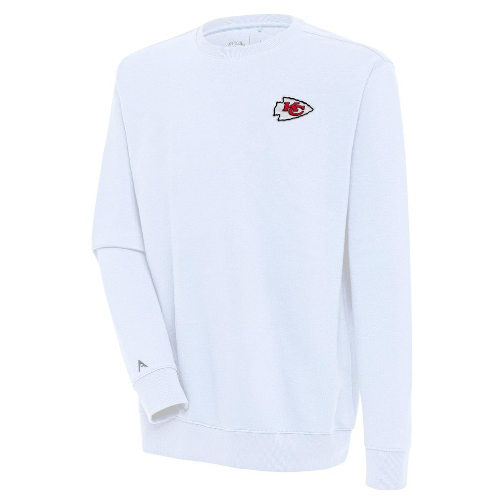 Kansas City Chiefs Antigua Victory Pullover Sweatshirt - White Pullover