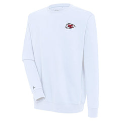 Kansas City Chiefs Antigua Victory Pullover Sweatshirt - White Pullover