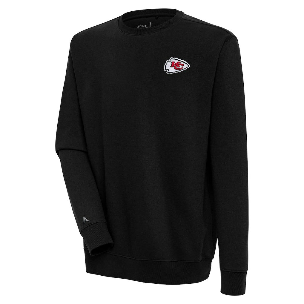 Kansas City Chiefs Antigua Victory Pullover Sweatshirt - Black Pullover