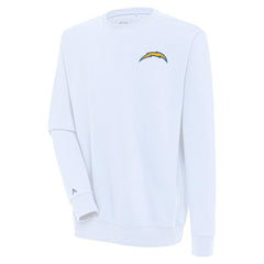 Los Angeles Chargers Antigua Victory Pullover Sweatshirt - White Pullover
