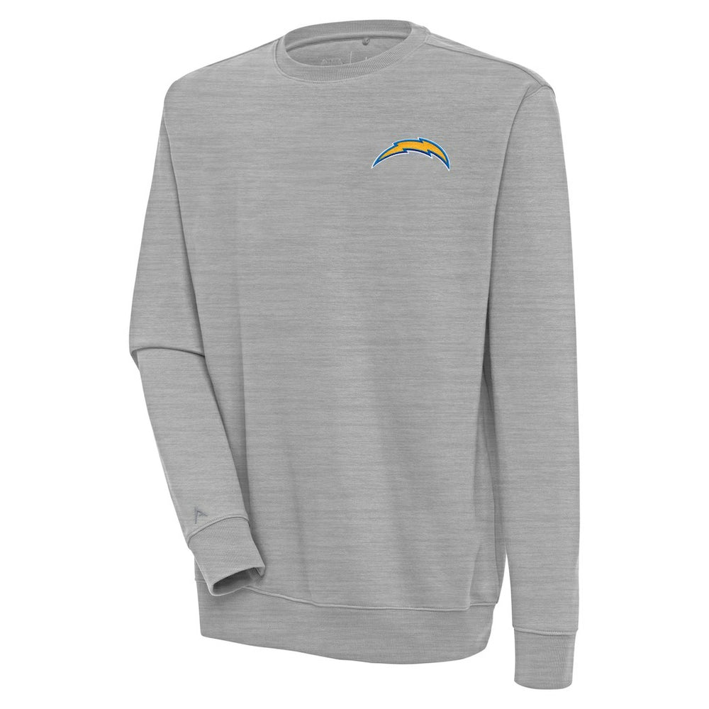 Los Angeles Chargers Antigua Victory Pullover Sweatshirt - Heather Gray Pullover