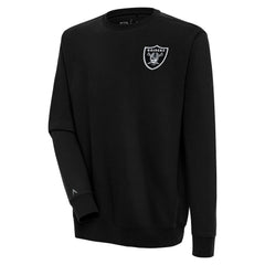 Las Vegas Raiders Antigua Victory Pullover Sweatshirt - Black Pullover