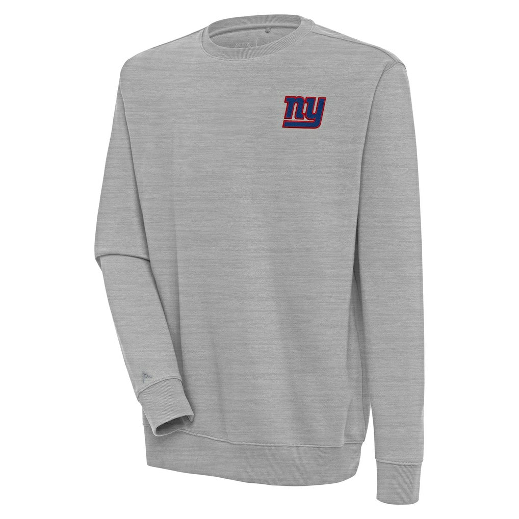 New York Giants Antigua Victory Pullover Sweatshirt - Heather Gray Pullover