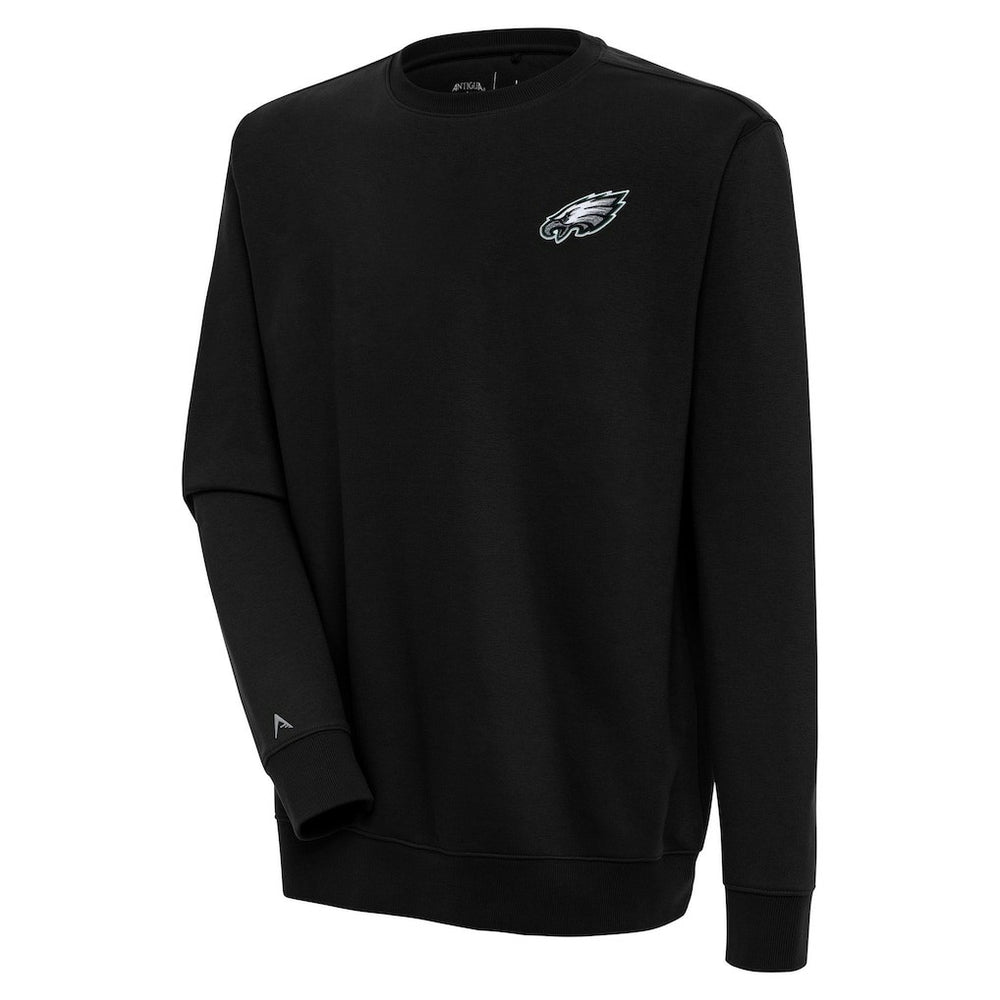 Philadelphia Eagles Antigua Victory Pullover Sweatshirt - Black Pullover