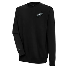 Philadelphia Eagles Antigua Victory Pullover Sweatshirt - Black Pullover