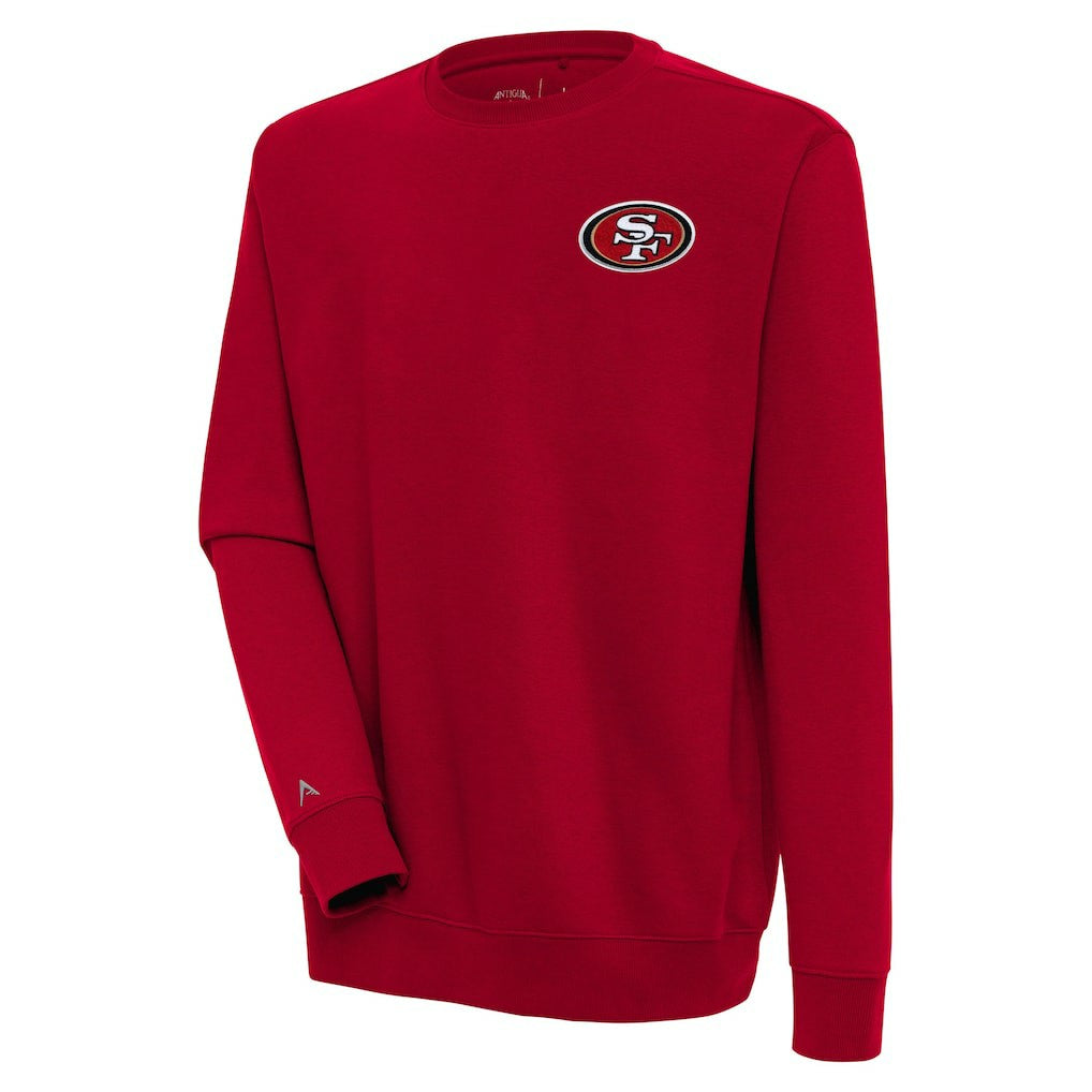 San Francisco 49ers Antigua Victory Pullover Sweatshirt - Scarlet Pullover