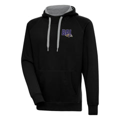 Baltimore Ravens Antigua Victory Pullover Hoodie - Black Hoodies