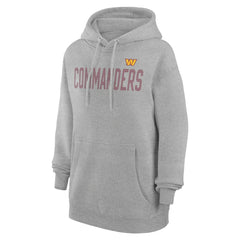 Washington Commanders G-III 4Her by Carl Banks Women's Dot Print Pullover Hoodie - Heather Gray Hoodies