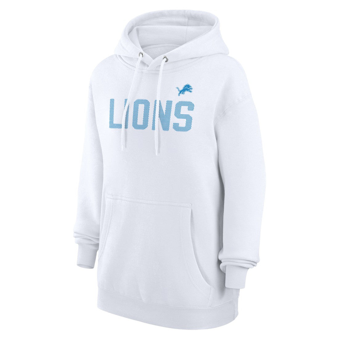 Detroit Lions G-III 4Her by Carl Banks Women's Dot Print Pullover Hoodie - White Hoodies