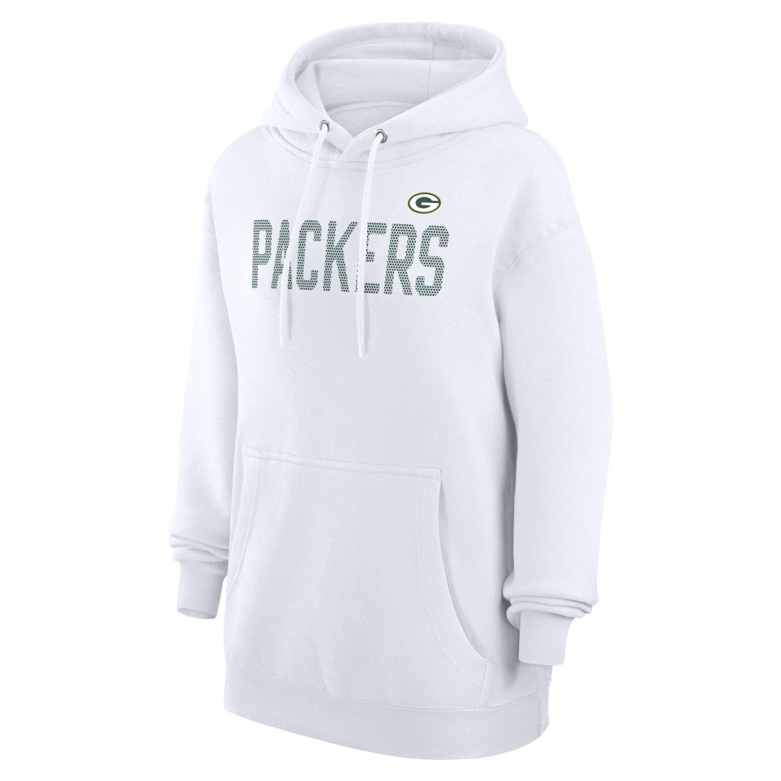 Green Bay Packers G-III 4Her by Carl Banks Women's Dot Print Pullover Hoodie - White Hoodies