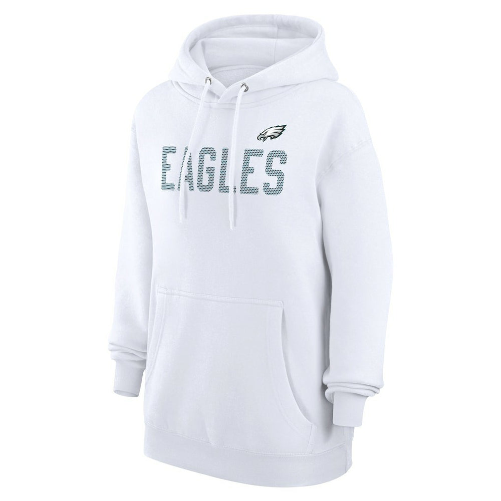 Philadelphia Eagles G-III 4Her by Carl Banks Women's Dot Print Pullover Hoodie - White Hoodies