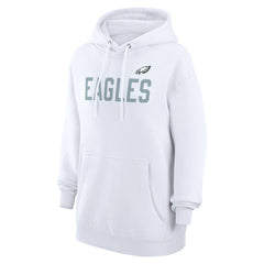 Philadelphia Eagles G-III 4Her by Carl Banks Women's Dot Print Pullover Hoodie - White Hoodies
