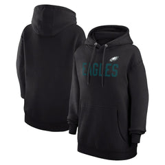 Philadelphia Eagles G-III 4Her by Carl Banks Women's Dot Print Pullover Hoodie - Black Hoodies