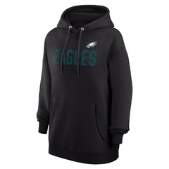 Philadelphia Eagles G-III 4Her by Carl Banks Women's Dot Print Pullover Hoodie - Black Hoodies