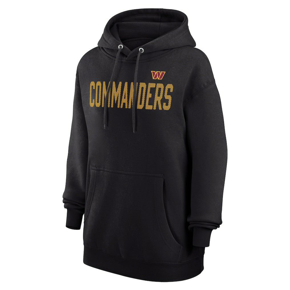 Washington Commanders G-III 4Her by Carl Banks Women's Dot Print Pullover Hoodie - Black Hoodies