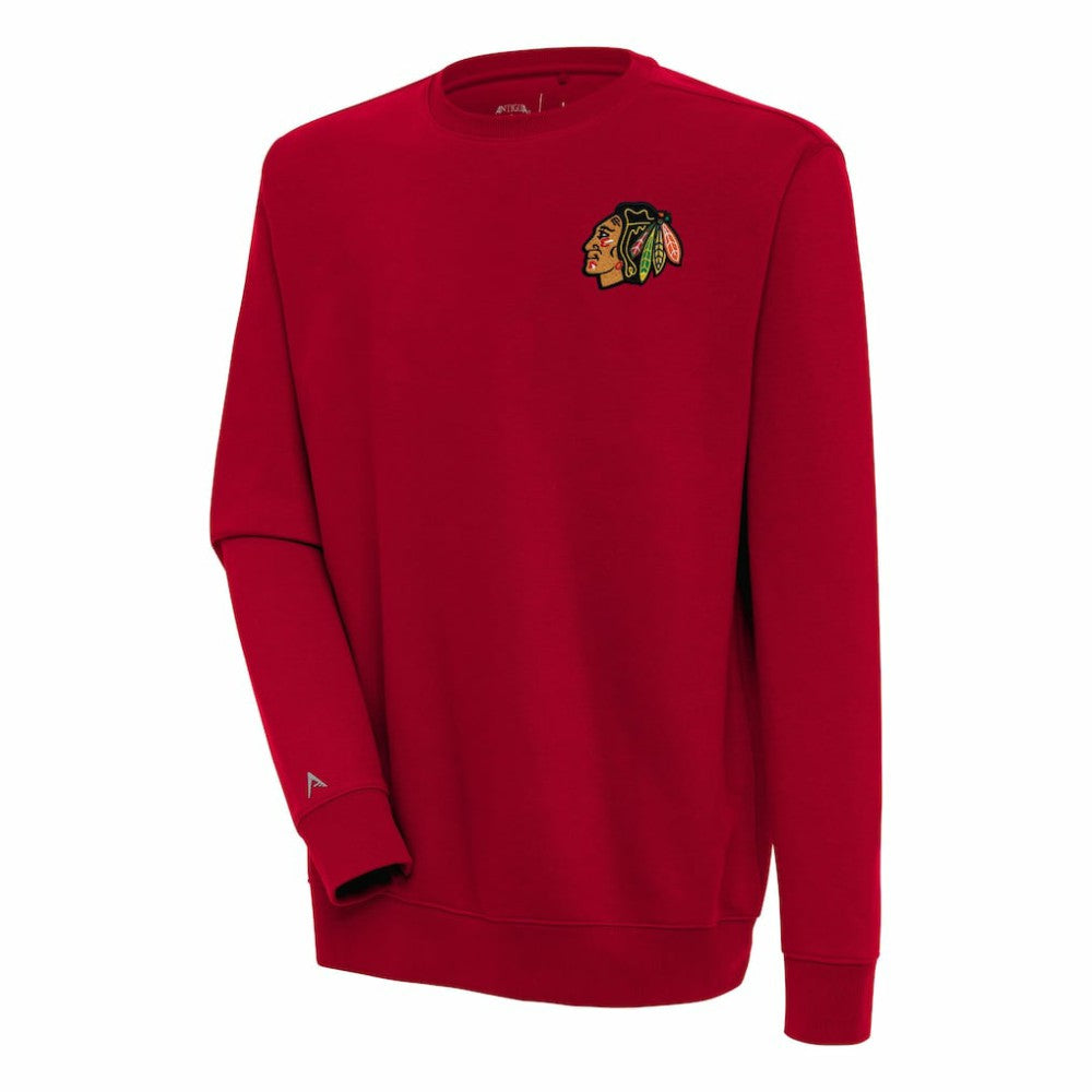 Chicago Blackhawks Antigua Victory Pullover Sweatshirt - Red | US 200570999
