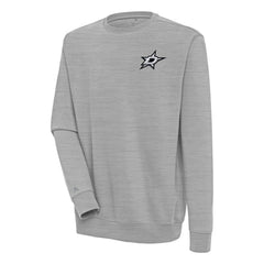 Dallas Stars Antigua Victory Pullover Sweatshirt - Heather Gray | US 200571009