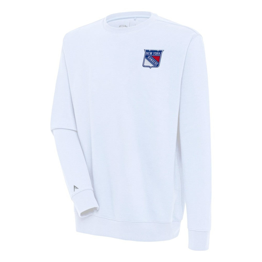 New York Rangers Antigua Victory Pullover Sweatshirt - White | US 200571053