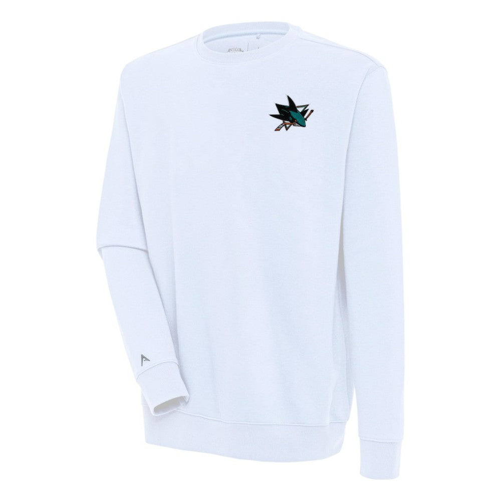 San Jose Sharks Antigua Victory Pullover Sweatshirt - White | US 200571071