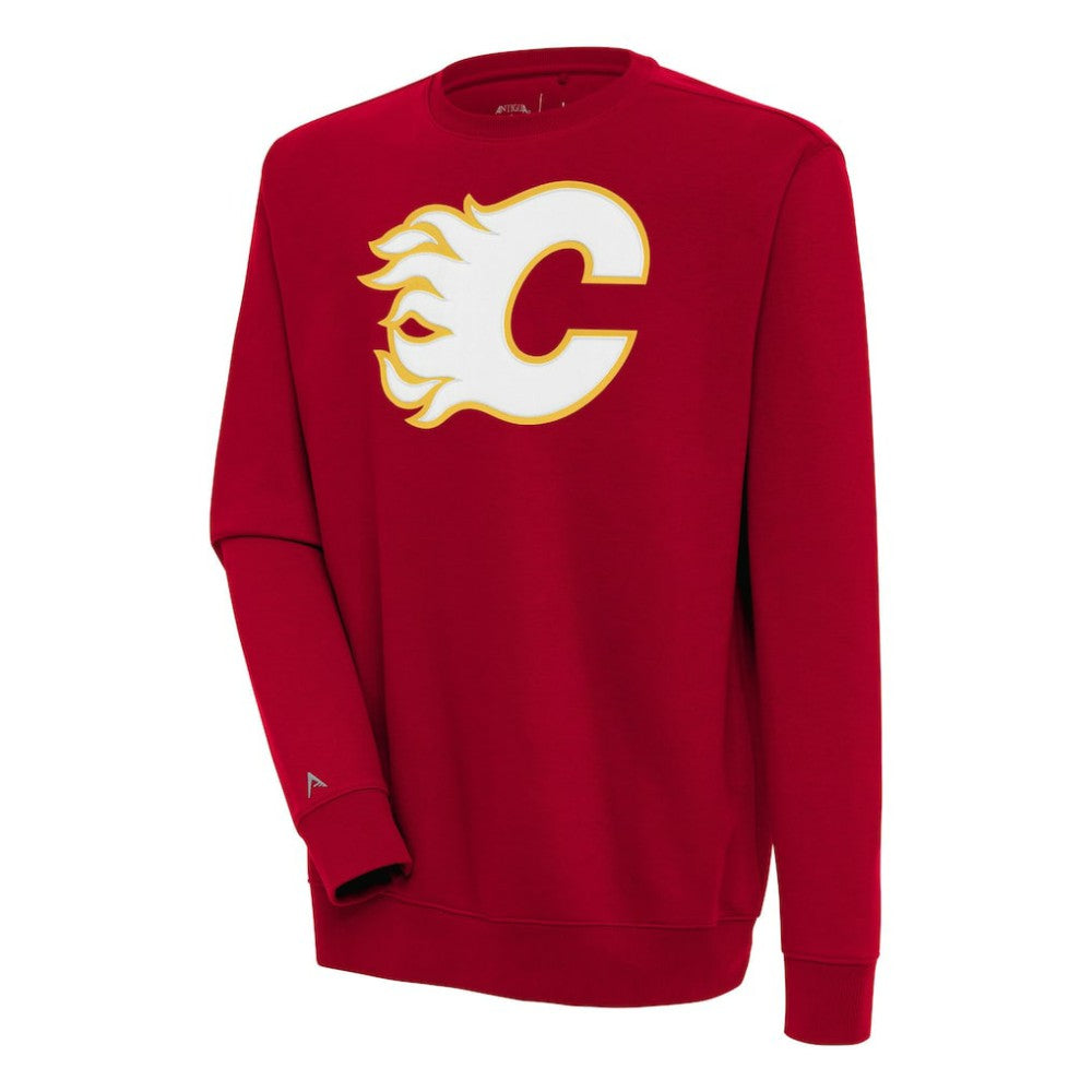 Calgary Flames Antigua Victory Pullover Sweatshirt - Red | US 200571157