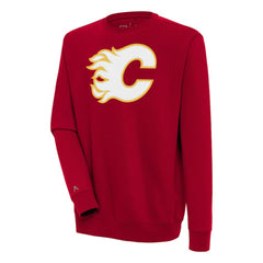Calgary Flames Antigua Victory Pullover Sweatshirt - Red | US 200571157