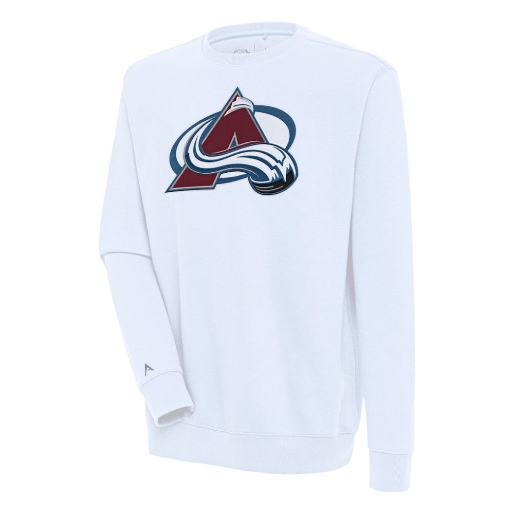 Colorado Avalanche Antigua Victory Pullover Sweatshirt - White | US 200571166