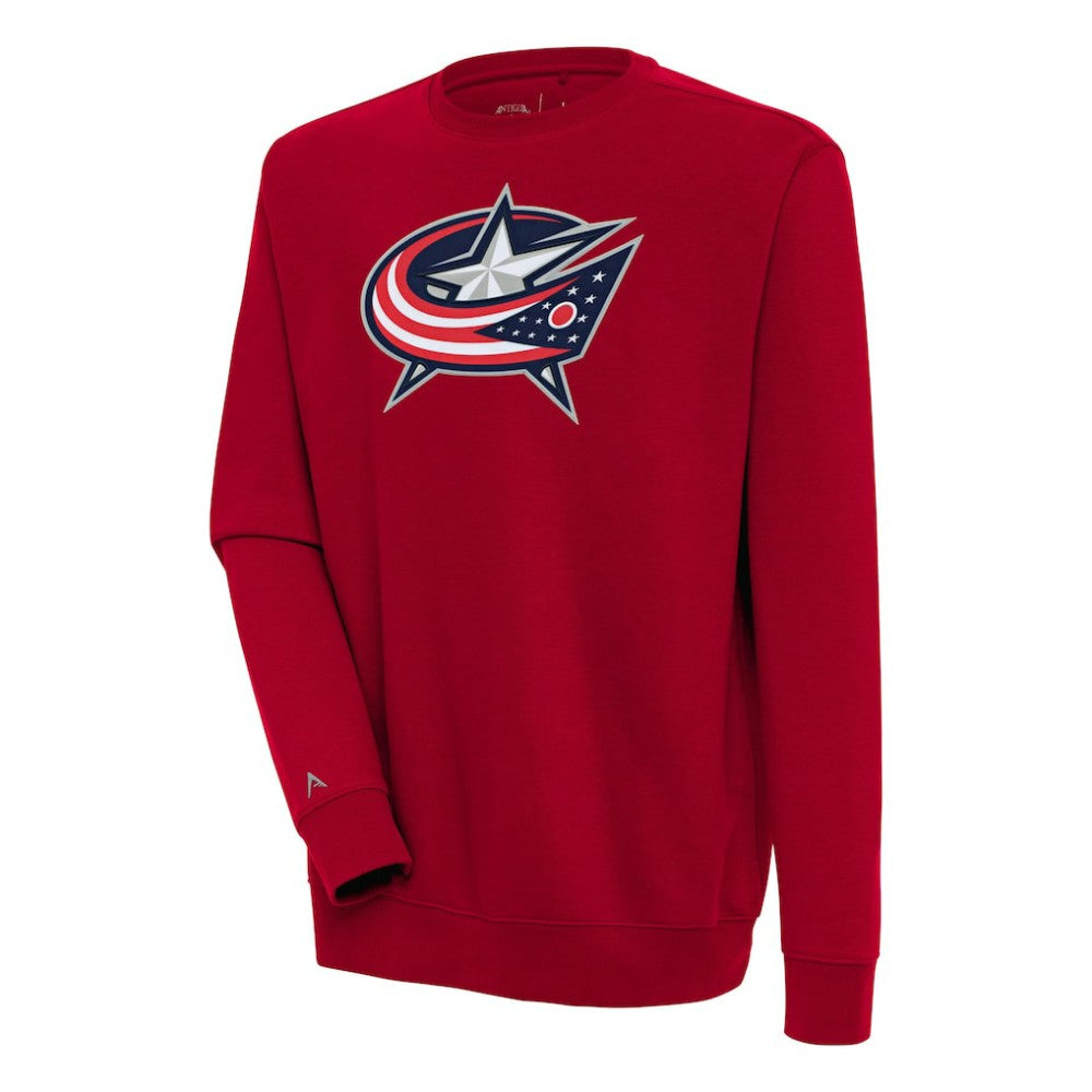 Columbus Blue Jackets Antigua Victory Pullover Sweatshirt - Red | US 200571172