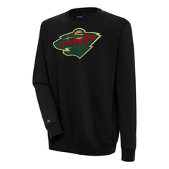 Minnesota Wild Antigua Victory Pullover Sweatshirt - Black | US 200571190