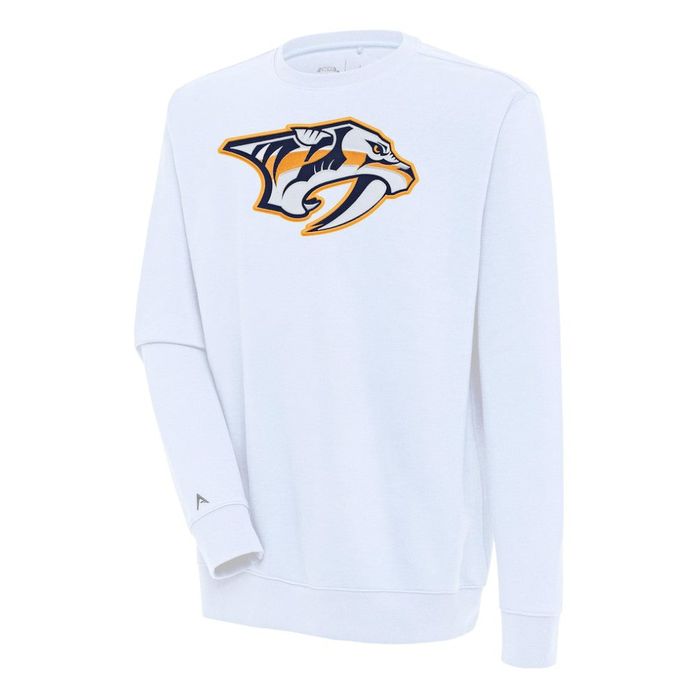 Nashville Predators Antigua Victory Pullover Sweatshirt - White | US 200571195