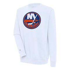 New York Islanders Antigua Victory Pullover Sweatshirt - White | US 200571202