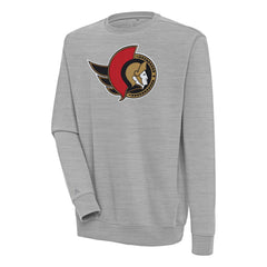 Ottawa Senators Antigua Victory Pullover Sweatshirt - Heather Gray | US 200571210