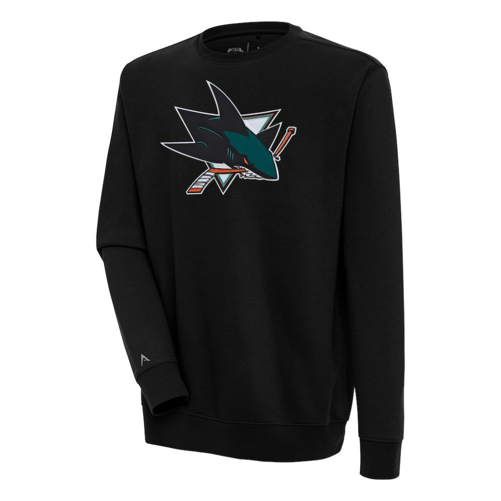 San Jose Sharks Antigua Victory Pullover Sweatshirt - Black | US 200571218