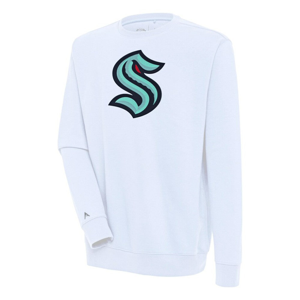 Seattle Kraken Antigua Victory Pullover Sweatshirt - White | US 200571220
