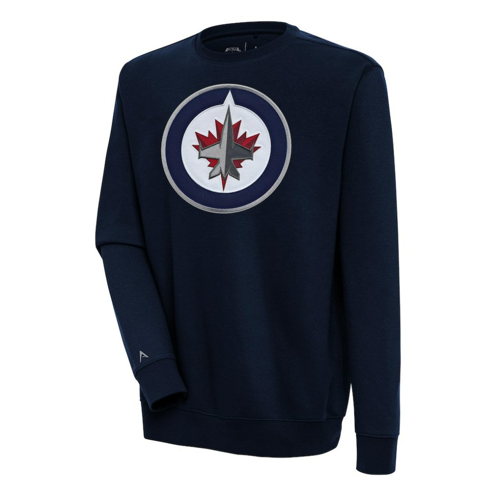 Winnipeg Jets Antigua Victory Pullover Sweatshirt - Navy | US 200571244
