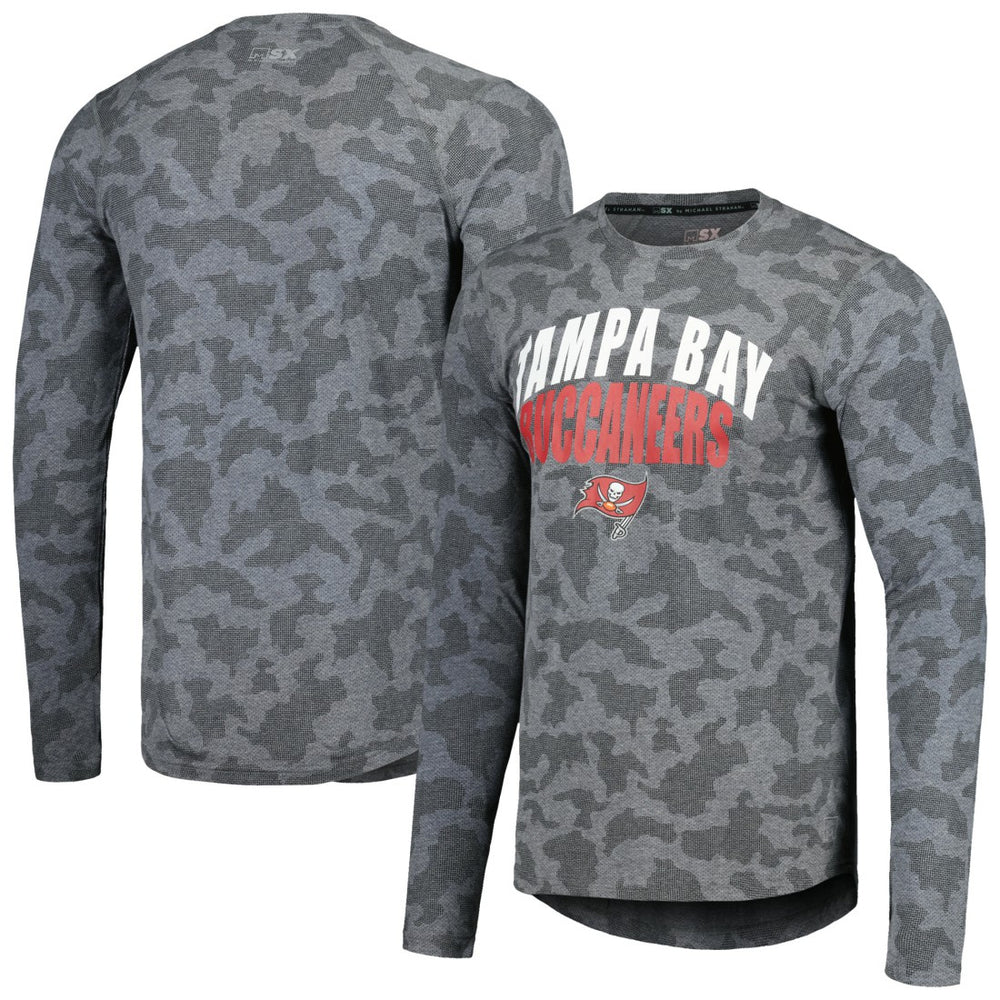 Tampa Bay Buccaneers Starter Long Sleeve T-Shirt - Heather Charcoal T-shirts