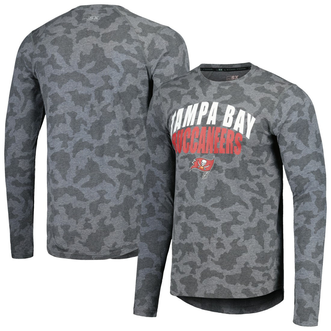 Tampa Bay Buccaneers Starter Long Sleeve T-Shirt - Heather Charcoal T-shirts