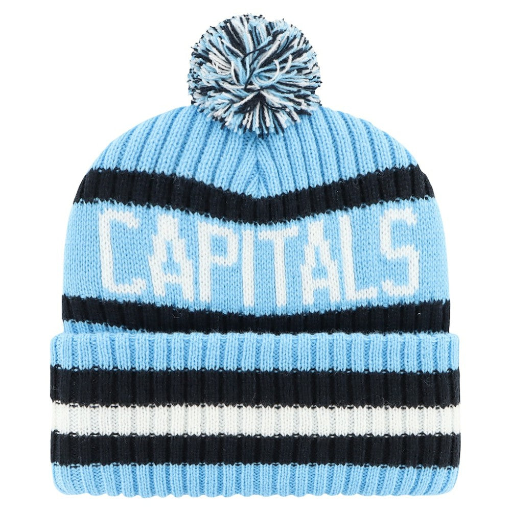 Washington Capitals '47 Cherry Blossom Bering Cuffed Knit Hat with Pom - Light Blue | US 200572334