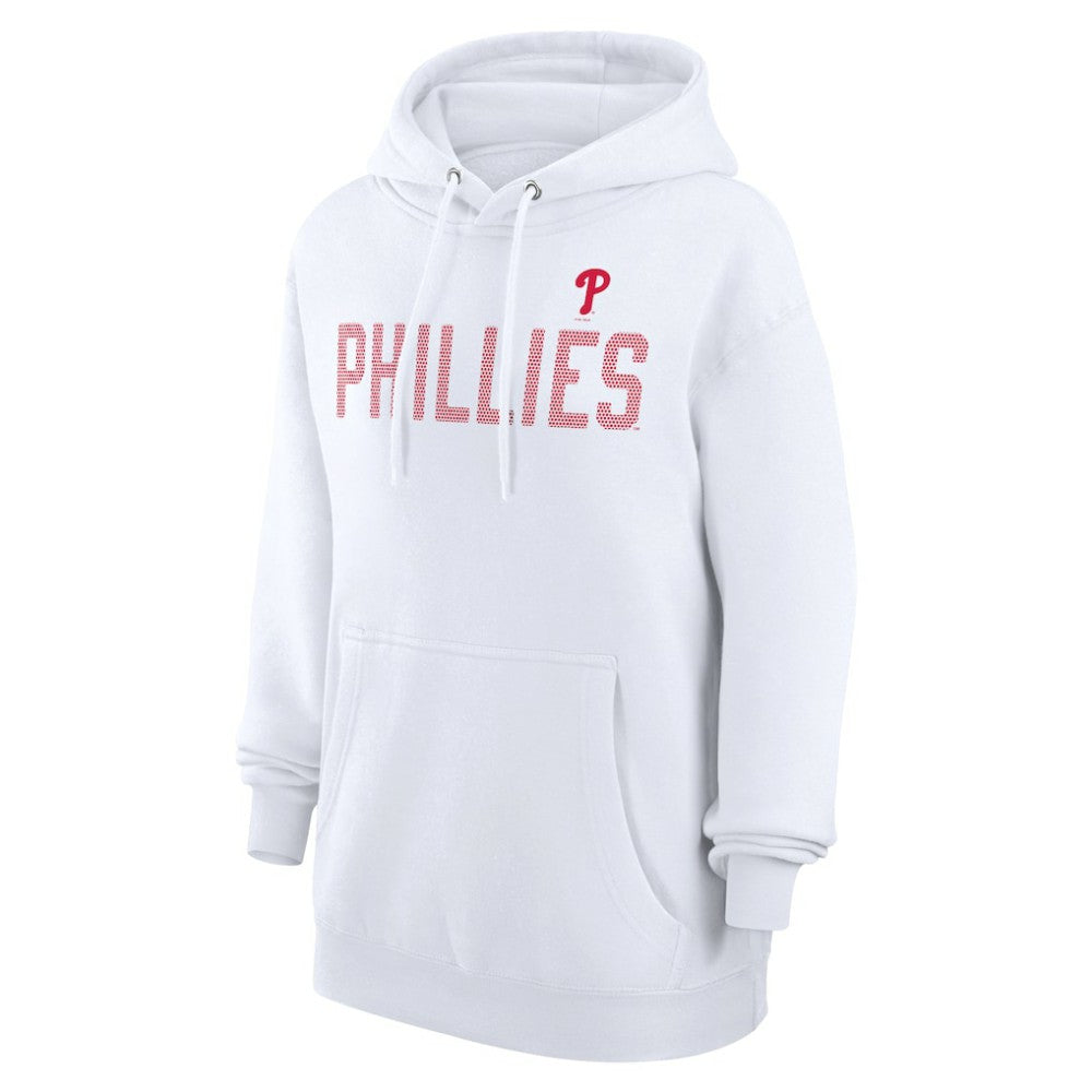 Philadelphia Phillies G-III 4Her by Carl Banks Women's Dot Print Pullover Hoodie - White Hoodies
