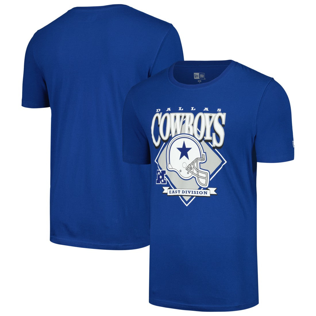 Dallas Cowboys New Era Helmet Historic Marks T-Shirt - Royal T-shirts