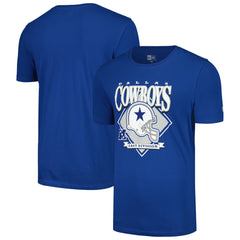 Dallas Cowboys New Era Helmet Historic Marks T-Shirt - Royal T-shirts