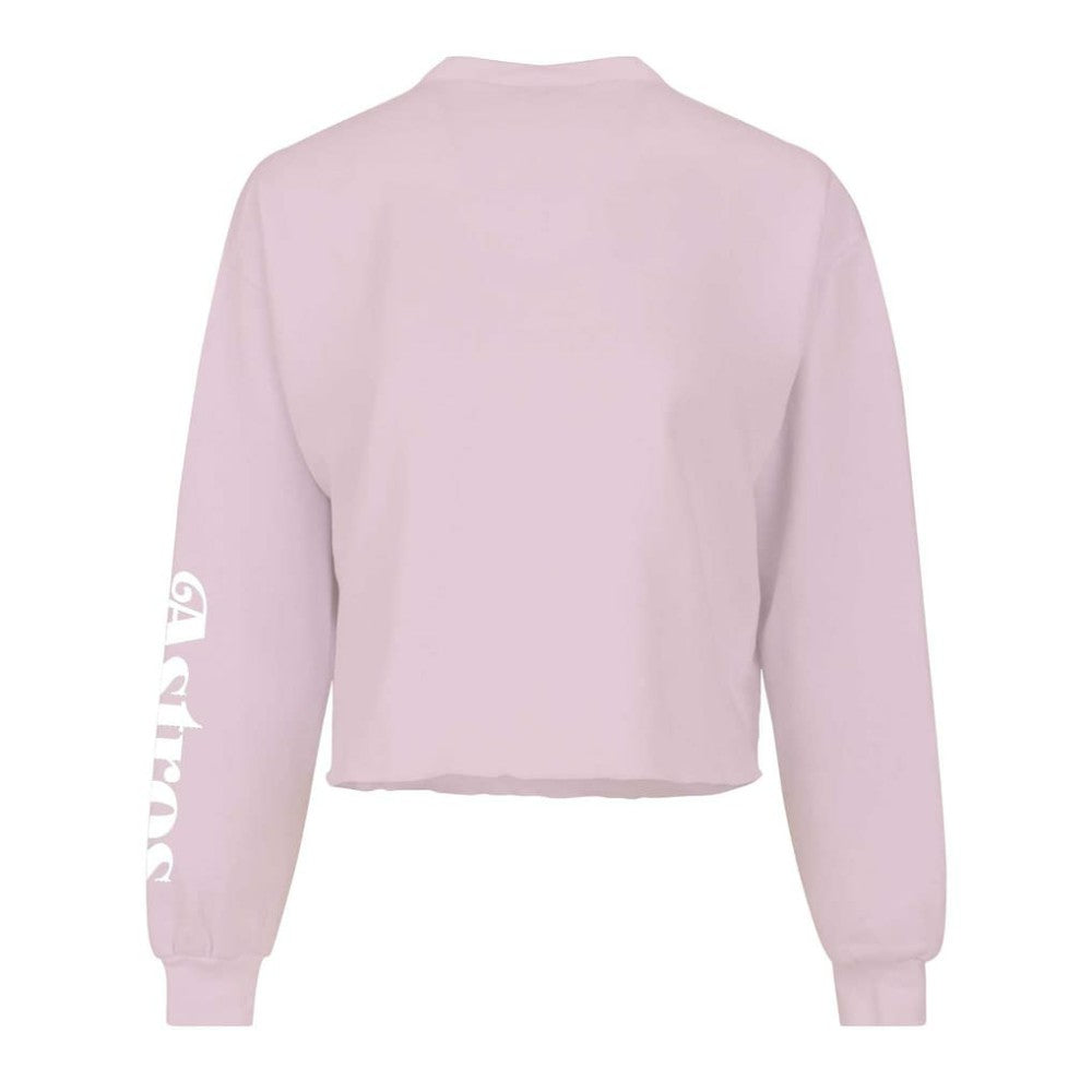 Houston Astros Fanatics Women's Cropped Slouchy Long Sleeve T-Shirt - Pink T-shirts