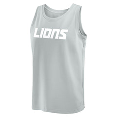 Detroit Lions Elements Tank Top - Gray Tops