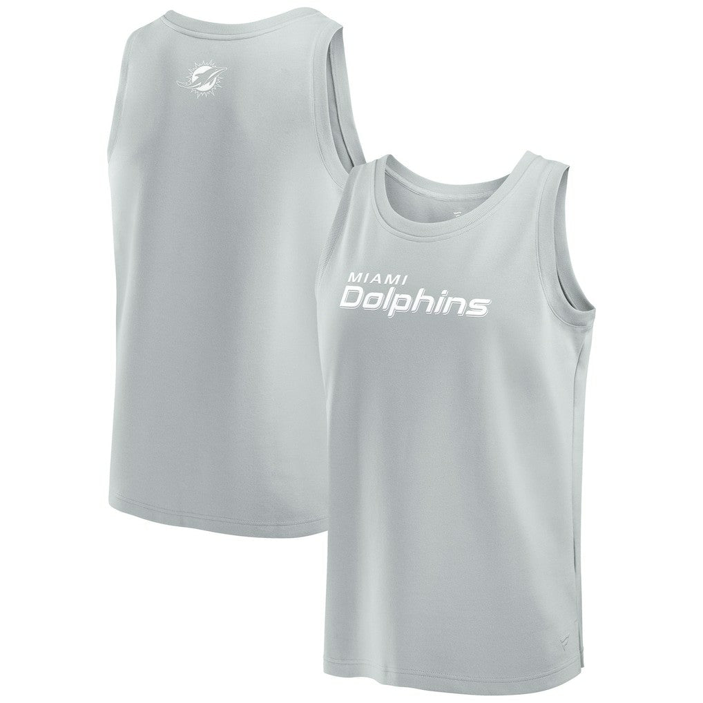 Miami Dolphins Elements Tank Top - Gray Tops