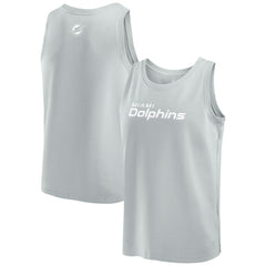 Miami Dolphins Elements Tank Top - Gray Tops