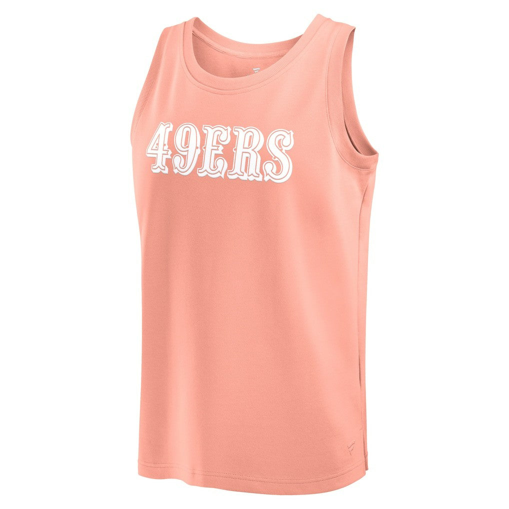 San Francisco 49ers Elements Tank Top - Coral Tops