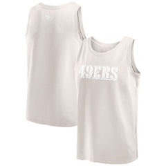 San Francisco 49ers Elements Tank Top - Cream Tops