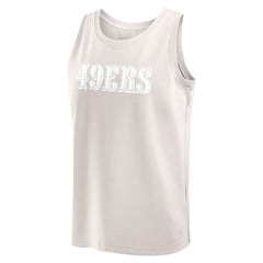 San Francisco 49ers Elements Tank Top - Cream Tops