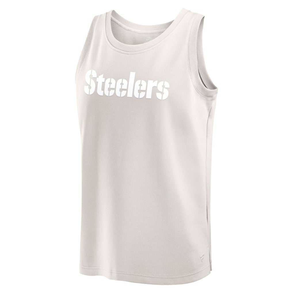 Pittsburgh Steelers Elements Tank Top - Cream Tops